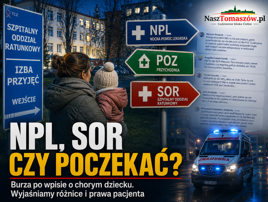 „NPL to nie SOR”. Dyskusja o chorym dziecku w TCZ pokazała, że pacjenci wciąż nie wiedzą, gdzie szukać pomocy