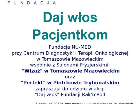 Nu-Med zaprasza do udziału w Akcji