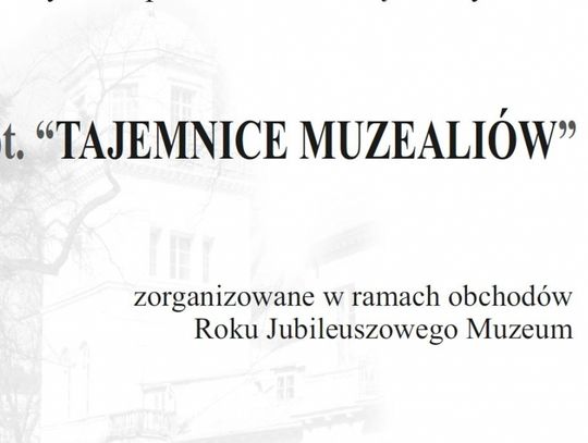 O tajemnicach muzealiów w pałacu Ostrowskich