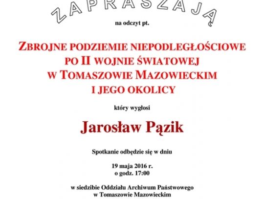 O tomaszowskich "Wyklętych"