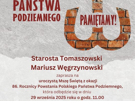 Obchody 86. rocznicy powstania Polskiego Państwa Podziemnego
