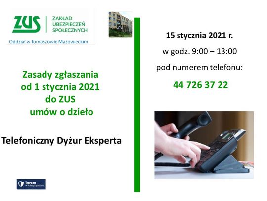 Obowiązek rejestracji umów o dzieło – telefoniczny dyżur eksperta