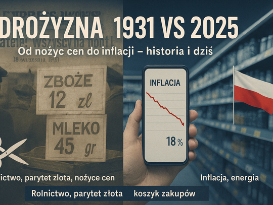 „Obywatele! Wszyscy na front!” – drożyzna 1931 vs. 2025. Co łączy oba kryzysy cen?