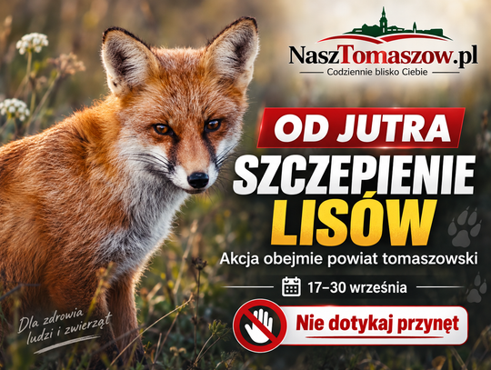 Od jutra szczepionki będą zrzucane z samolotów. Akcja obejmie powiat tomaszowski