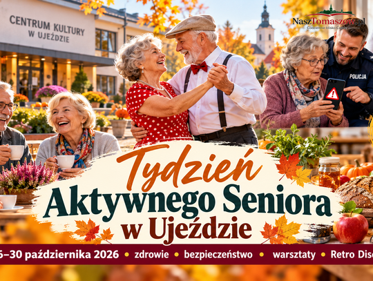 Od oszustów internetowych po taniec w rytmie disco. Ujazd przygotował pięć dni wydarzeń dla seniorów