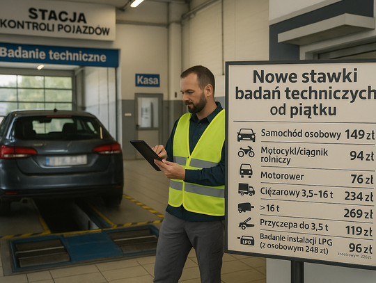 Od piątku obowiązują wyższe opłaty za obowiązkowe badanie techniczne pojazdów