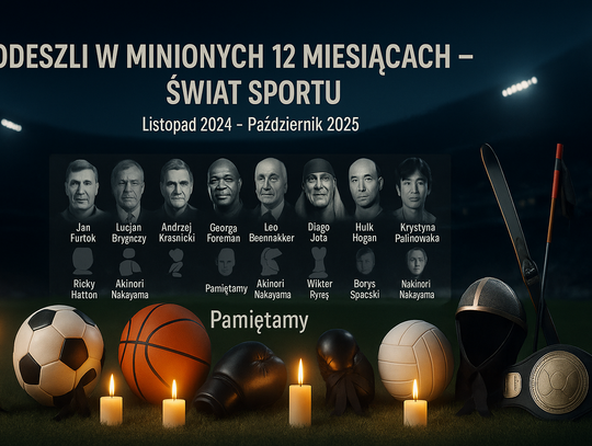 Odeszli w minionych 12 miesiącach – świat sportu