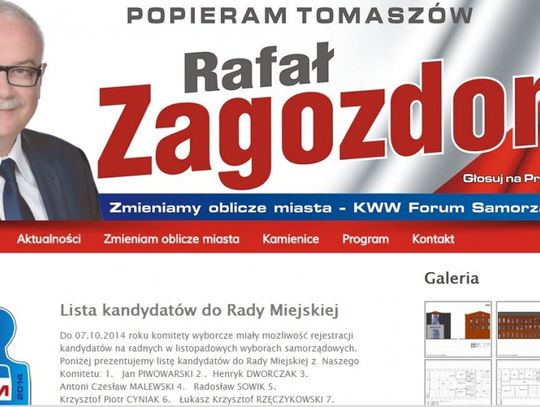 Odwiedź stronę internetową prezydenta Rafała Zagozdona