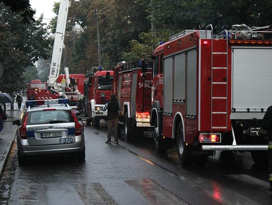 Ogień na Piłsudskiego