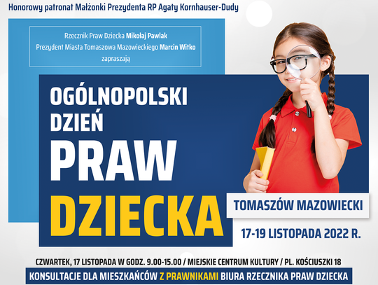 Ogólnopolski Dzień Praw Dziecka w Tomaszowie Mazowieckim. Wystąpi Golec uOrkiestra