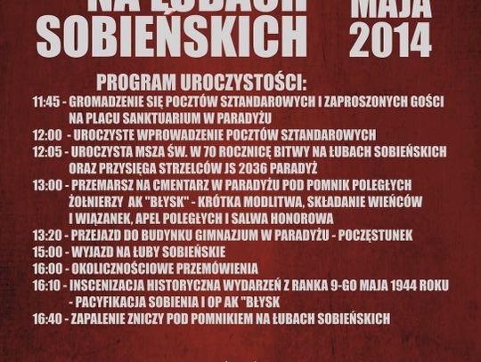 Okrągła rocznica bitwy w Łubach Sobieńskich