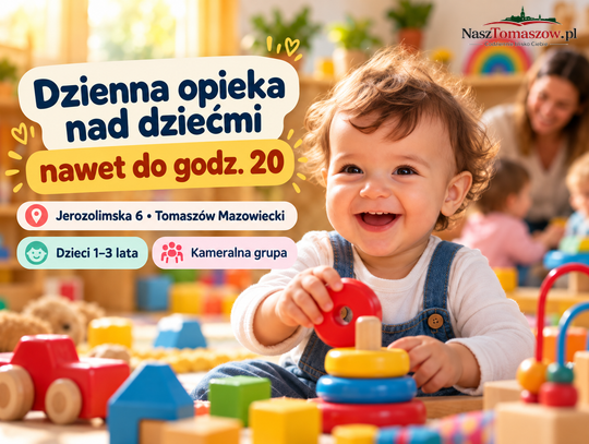 Opieka nad dziećmi nawet do godz. 20. Nowa możliwość dla rodziców w Tomaszowie