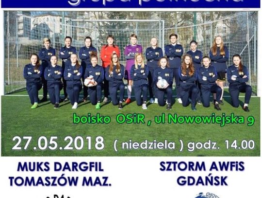 Ostatni mecz sezonu piłkarek MUKS Dargfil