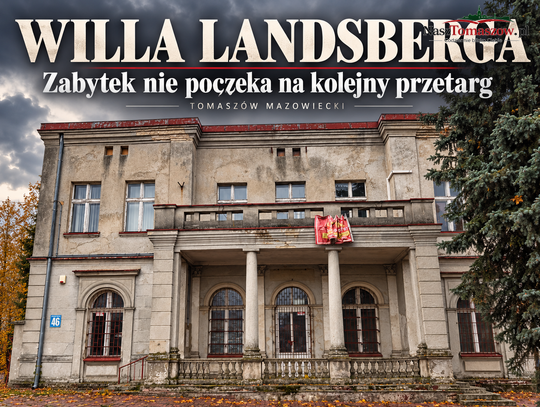 Pałacyk Landsberga niszczeje. TPTM: zamiast kolejnej sprzedaży zróbmy tu inkubator przedsiębiorczości