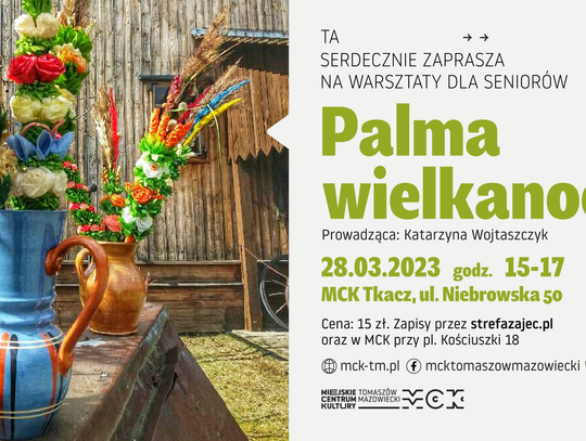 Palma wielkanocna – warsztaty plastyczne dla seniorów