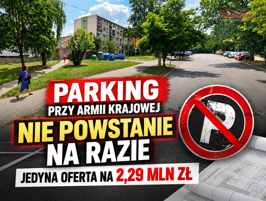 Parking przy Armii Krajowej utknął w przetargu. Jedyna oferta na 2,29 mln zł. Skąd tak duże różnice w wycenach?