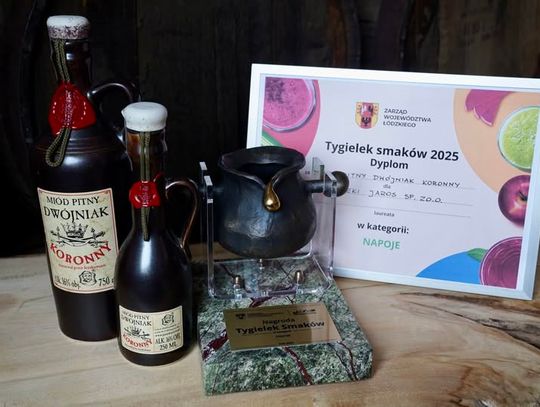 Pasieka Jaros z wyróżnieniem „Tygla Smaków”. Dwójniak Koronny doceniony w Łodzi