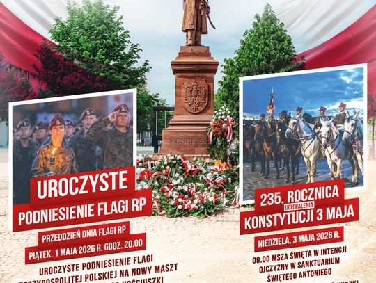 Patriotyczna majówka w Tomaszowie Mazowieckim – zapraszamy!