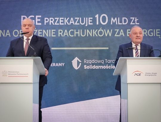 PGE przekazuje 10 mld złotych na obniżenie rachunków za energię