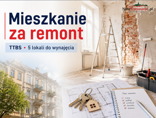 Pięć mieszkań czeka na nowych najemców. TTBS ponownie proponuje lokale „za remont”