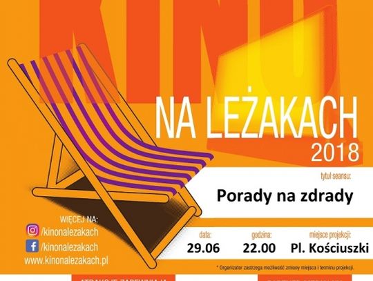 Pierwsze w tym roku "kino na leżakach"