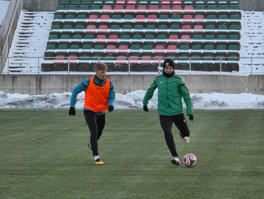 Pierwszy sparing Lechii na plus. Pod „balonem” w Kręczkach padły trzy gole