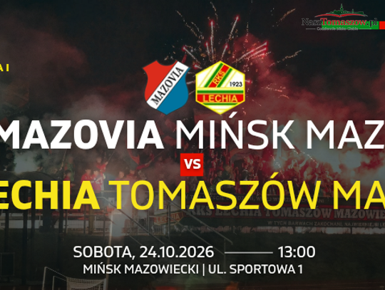 Pierwszy taki mecz w historii. Lechia jedzie do rewelacyjnego beniaminka z Mińska Mazowieckiego