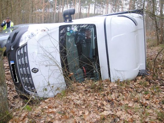 Pijani wylądowali w rowie