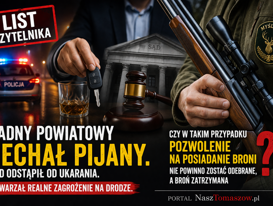 „Pijany radny i strzelba w szafie. Czy naprawdę nic się nie stało?”