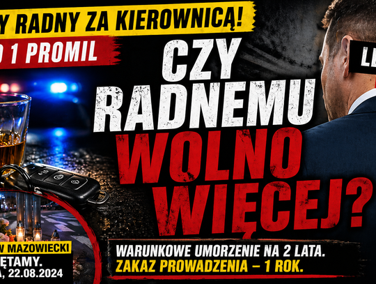 Pijany za kierownicą. Czy radnemu wolno więcej?
