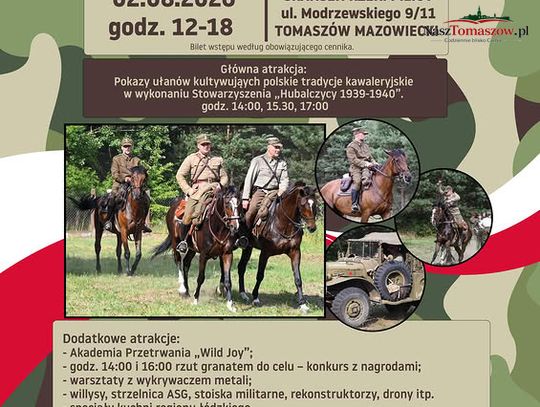 Piknik Militarny „Hej, hej ułani...” już 2 sierpnia w Skansenie Rzeki Pilicy