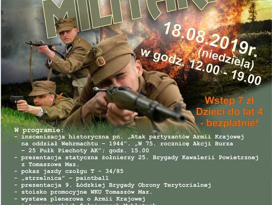 Piknik Militarny w Skansenie Rzeki Pilicy