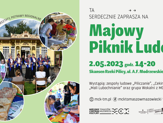 Piknik na ludowo w Skansenie Rzeki Pilicy w majowy weekend