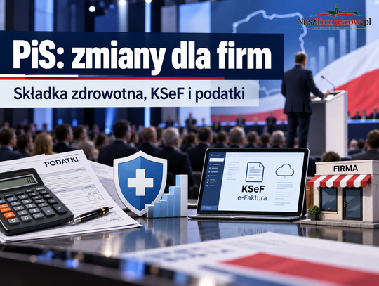PiS przedstawia plan dla przedsiębiorców. Zmiany w składce zdrowotnej, KSeF i amortyzacji