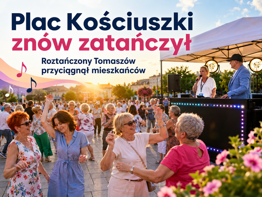 Plac Kościuszki znów zatańczył. „Roztańczony Tomaszów” przyciągnął mieszkańców