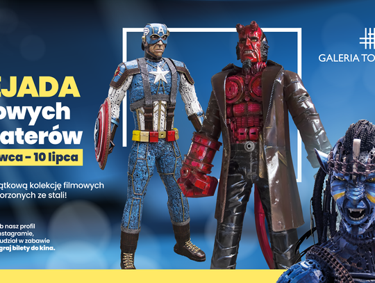 Plejada kinowych bohaterów w Galerii Tomaszów