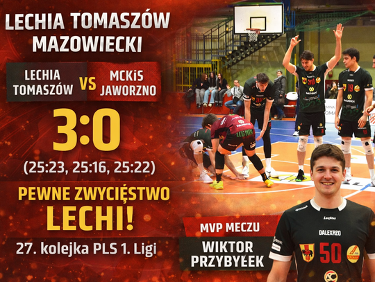 PLS 1. Liga: Lechia Tomaszów Mazowiecki pokonała MCKiS Jaworzno 3:0