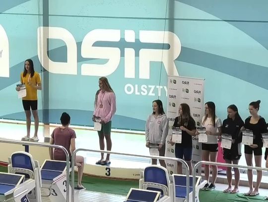 Pływały na Mistrzostwach w Olsztynie 