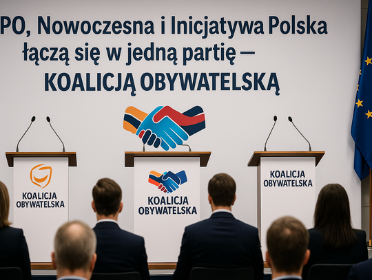 PO, Nowoczesna oraz Inicjatywa Polska łączą się w jedną partię - Koalicję Obywatelską PO, Nowoczesna oraz Inicjatywa Polska łączą się w jedną partię - Koalicję Obywatelską