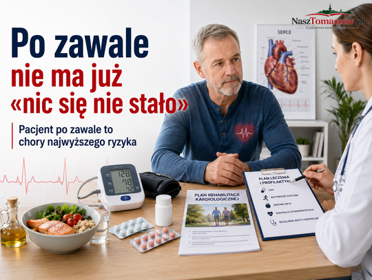 Po zawale nie ma już „nic się nie stało”. Pacjent trafia do grupy najwyższego ryzyka