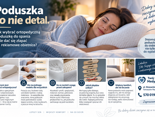 Poduszka to nie detal. Jak wybrać ortopedyczną poduszkę do spania i nie dać się złapać na reklamowe obietnice?