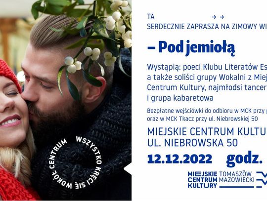 Poetyckie spotkanie „Pod jemiołą”