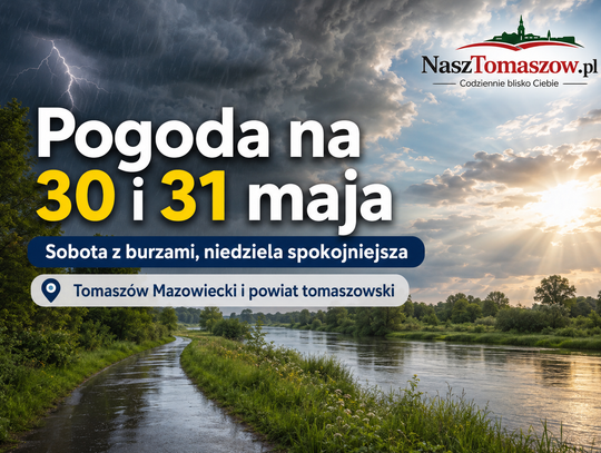 Pogoda na weekend 30–31 maja. Sobota nerwowa, niedziela już spokojniejsza