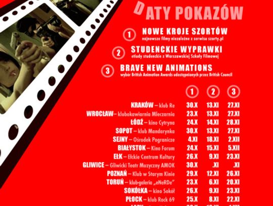 Pokazy filmów krótkometrażowych