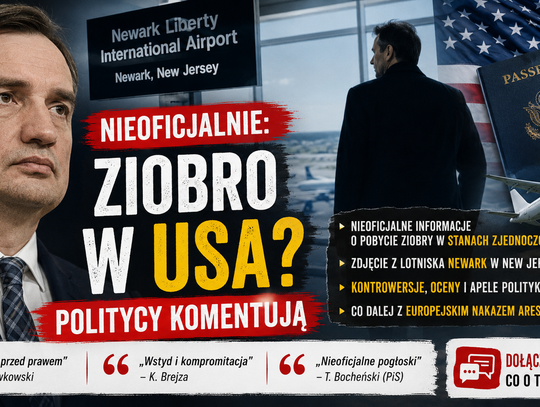Politycy komentują nieoficjalne informacje o pobycie Ziobry w USA Politycy komentują nieoficjalne informacje o pobycie Ziobry w USA
