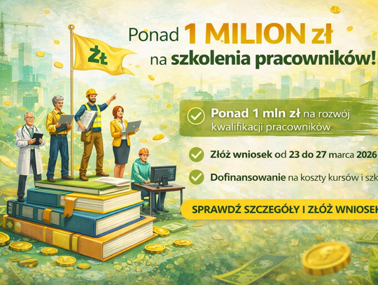 Ponad milion złotych na szkolenia pracowników. Rusza nabór wniosków w PUP w Tomaszowie Mazowieckim