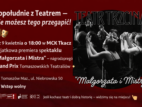 Popołudnie z Teatrem – wieczór, którego nie można przegapić