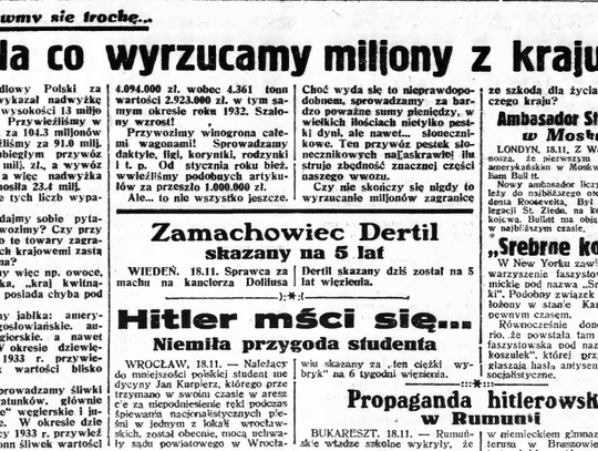 „Porównanie tych liczb wypada fatalnie!” – bilans handlowy Polski w 1933 r. kontra dziś