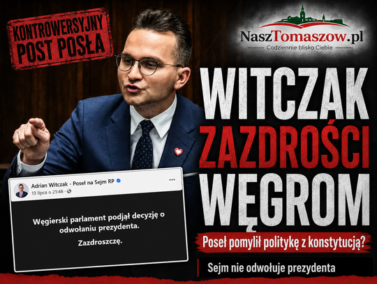 Poseł zazdrości Węgrom. Konstytucji już nie przeczytał?