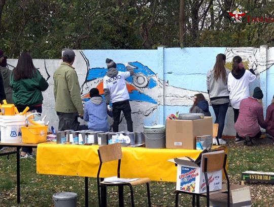 Powstaje mural w Miejskim Centrum Kultury, filia DOK